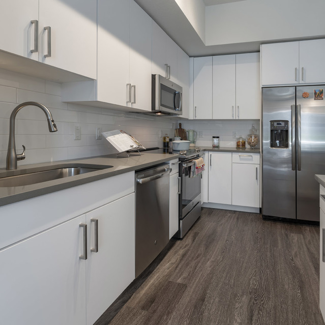 Blu27 - Modern Kitchen with Stainless-Steel Appliances