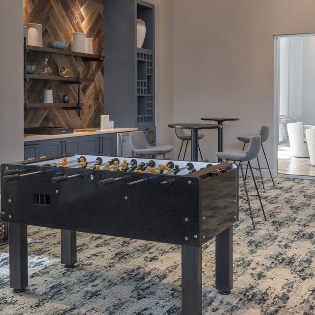 Blu27 - Foosball Game in the Clubroom